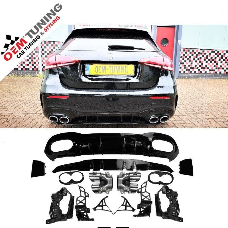 Diffuser W177 A45 S AMG Style 18‑22 Hatchback, Auto diversen, Tuning en Styling, Ophalen of Verzenden