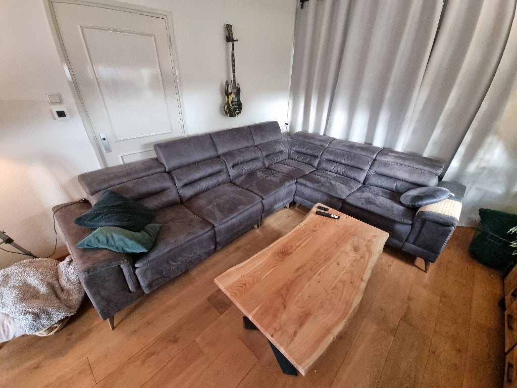 Prachtige grote hoekbank te koop – zo goed als nieuw, Huis en Inrichting, Ophalen, 100 tot 125 cm, Colorado, Hoekbank