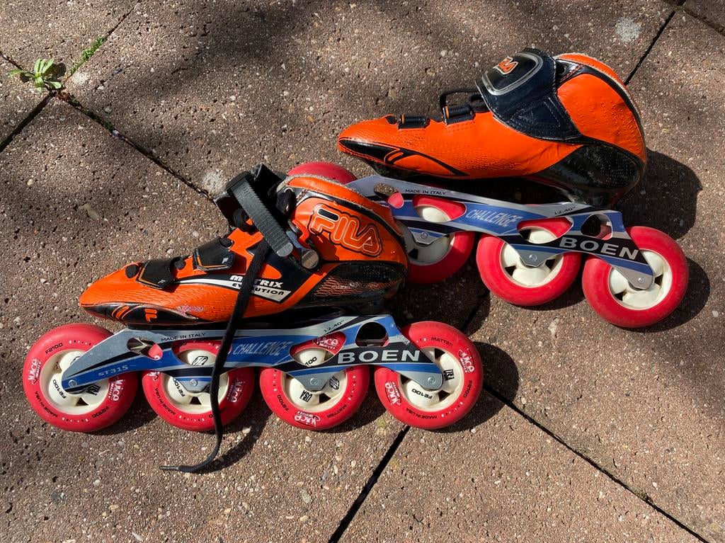 Inline skates, speed skates 100mm maat 42, Sport en Fitness, Skeelers, Ophalen of Verzenden, Gebruikt, Inline skates 4 wielen