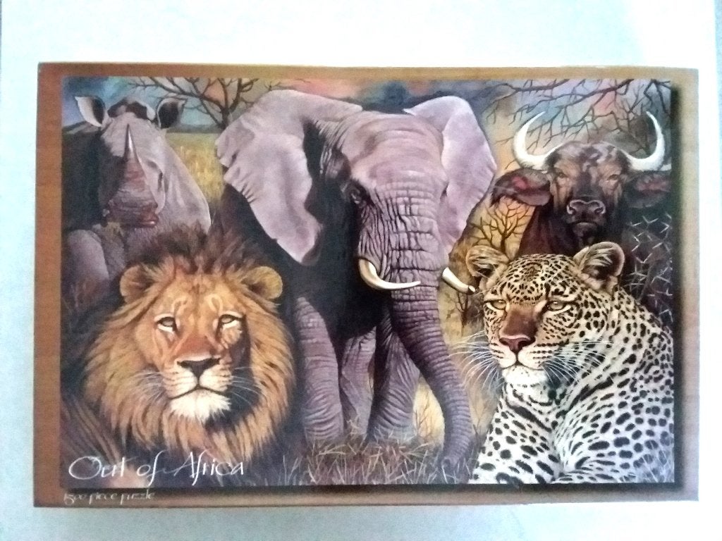 Out of Africa 1500 stukjes, Ophalen, 500 t/m 1500 stukjes, Zo goed als nieuw