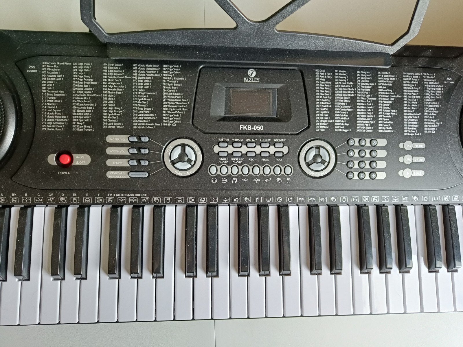 Fazley Keyboard FKB-050 zgan, Ophalen, Zo goed als nieuw, 61 toetsen, Overige merken