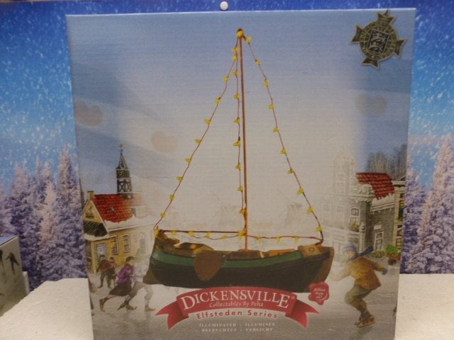 dickensville Snekerpan Sneek boot kerstdorp haven accessoire, Diversen, Ophalen of Verzenden, Zo goed als nieuw
