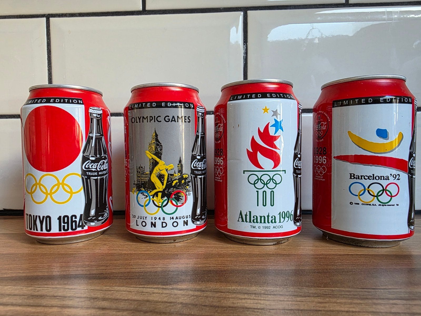 Coca-Cola Olympische Spelen Blikjes - Limited Edition, Ophalen of Verzenden, Gebruikt