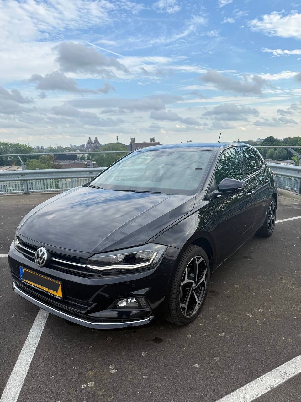 Volkswagen Polo 2017 1.0 TSI DSG, Automaat, Zwart, Particulier, Bluetooth