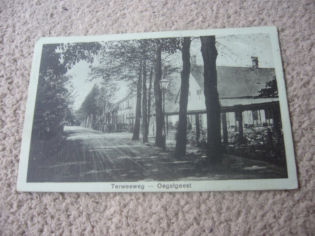 OEGSTGEEST  =   TERWEEWEG, Ophalen of Verzenden, 1920 tot 1940, Gelopen, Zuid-Holland