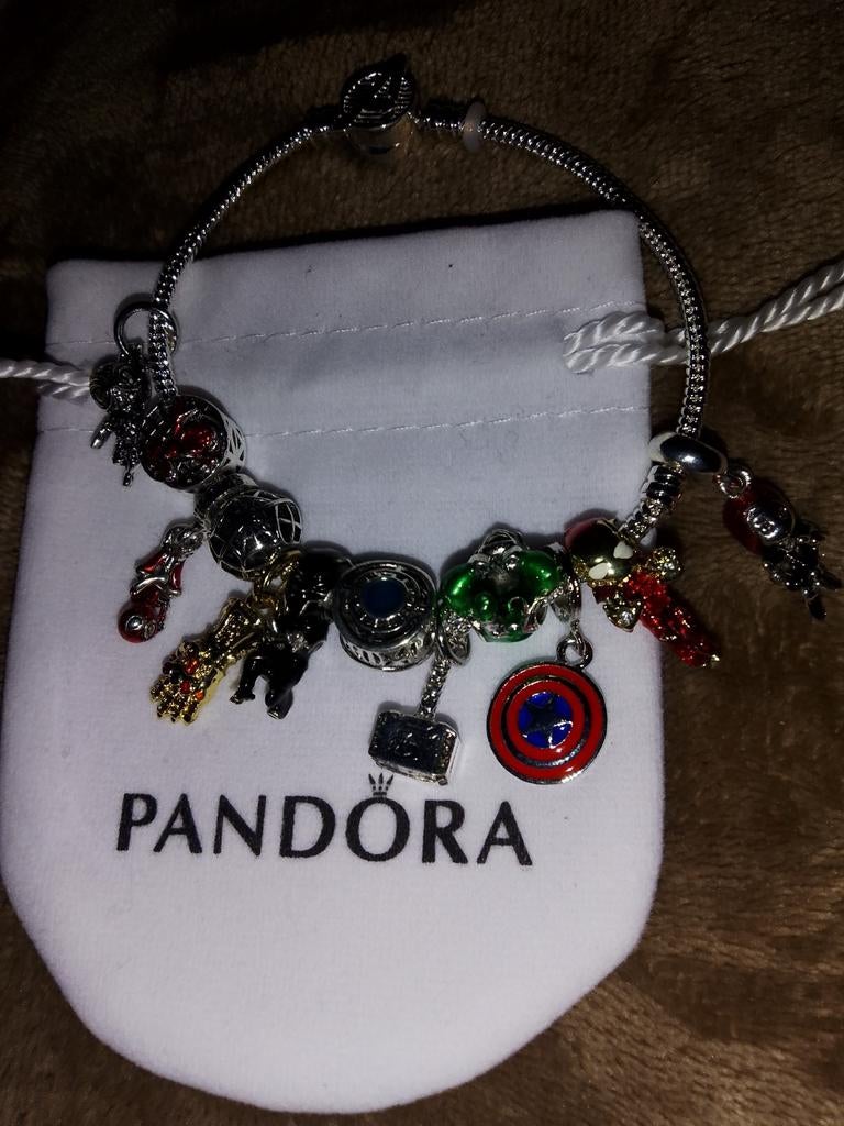 Marvel bedelarmband, Ophalen of Verzenden, Zilver