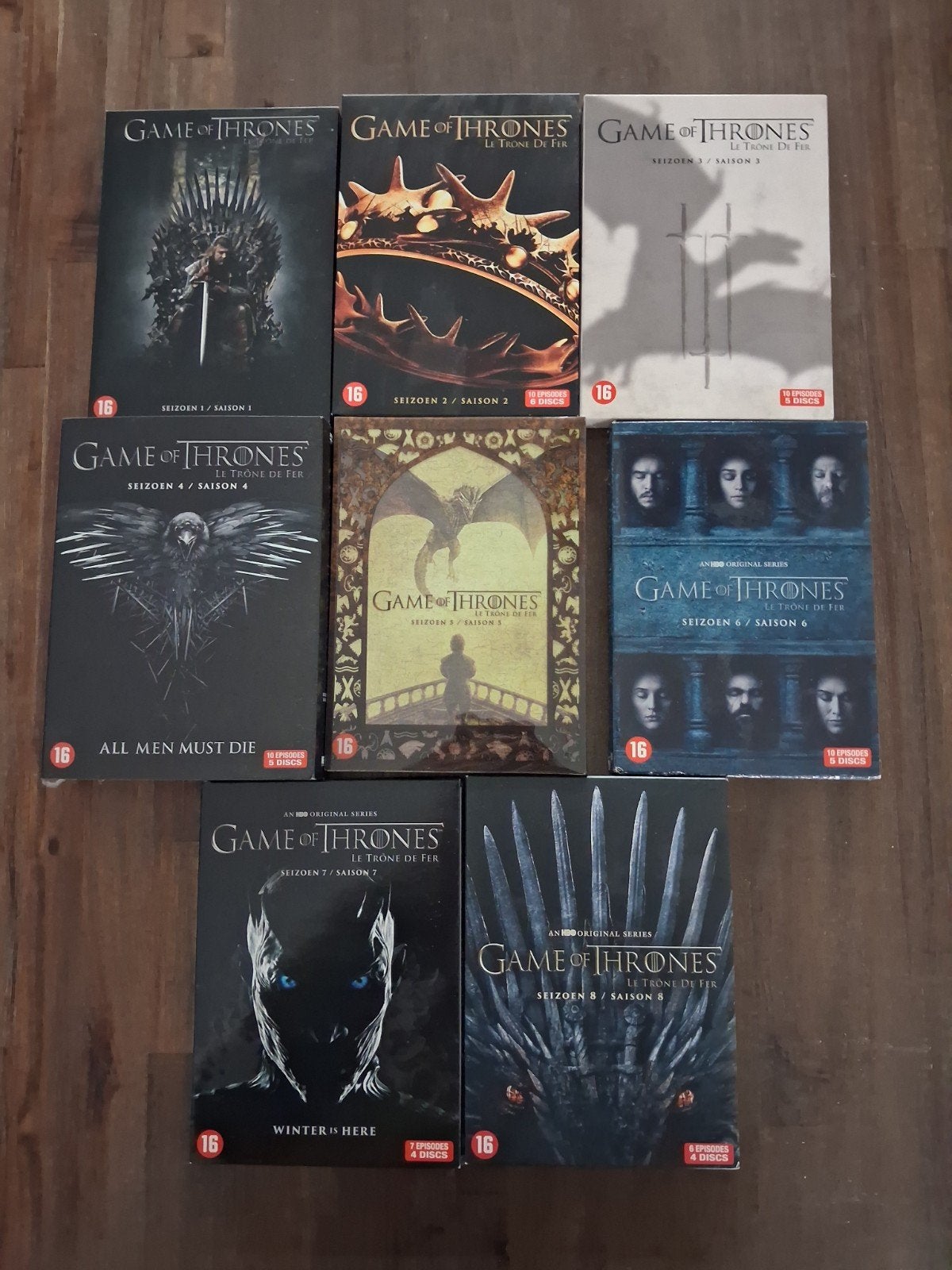 Game of Thrones DVD Complete Serie (8 Seizoenen), Cd's en Dvd's, Engels, Vanaf 16 jaar, Ophalen of Verzenden, Zo goed als nieuw