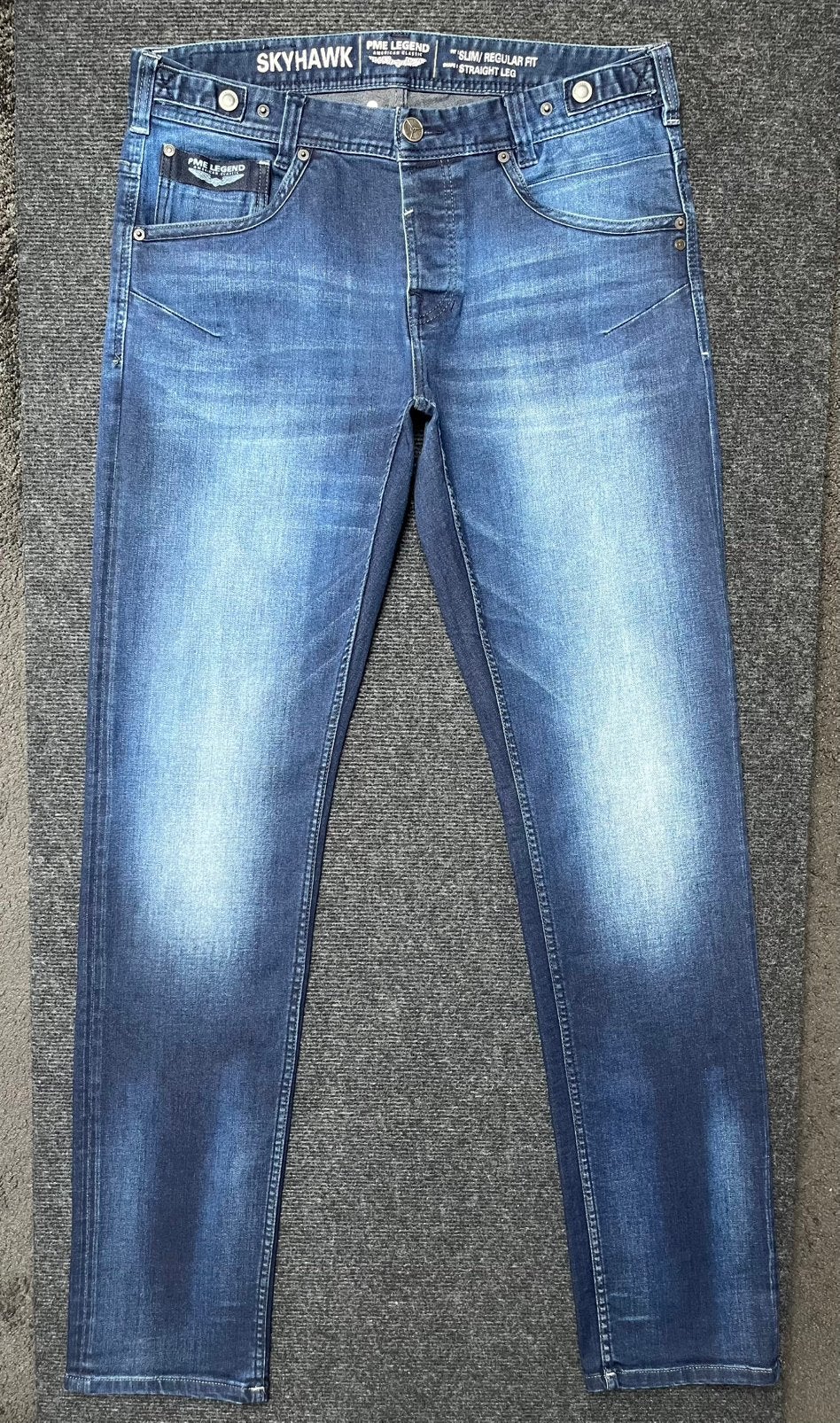 PME Legend Skyhawk stretch jeans 32/34 (NIEUW), Kleding | Heren, Ophalen of Verzenden, Nieuw, Blauw, W32 (confectie 46) of kleiner
