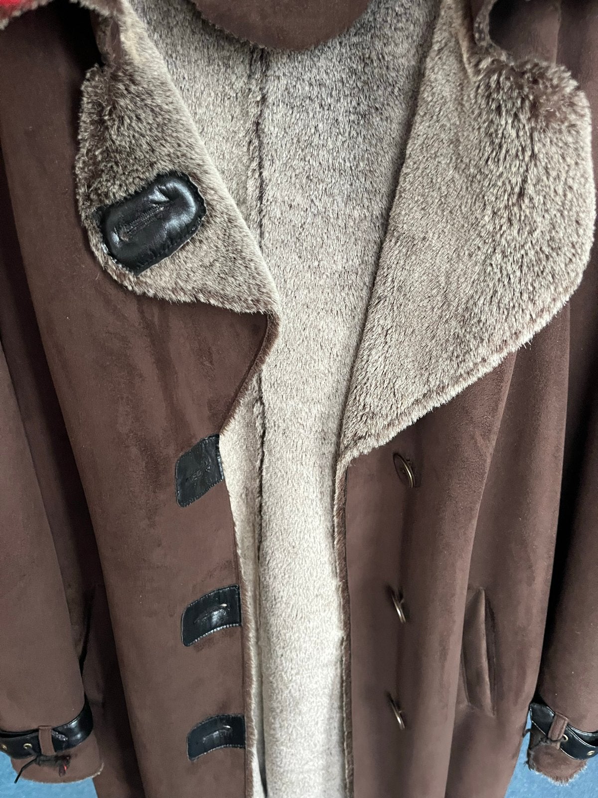 Rino & Pelle Bruine Winterjas Maat 48, Kleding | Dames, Jassen | Winter, Ophalen of Verzenden, Gedragen, Maat 46/48 (XL) of groter