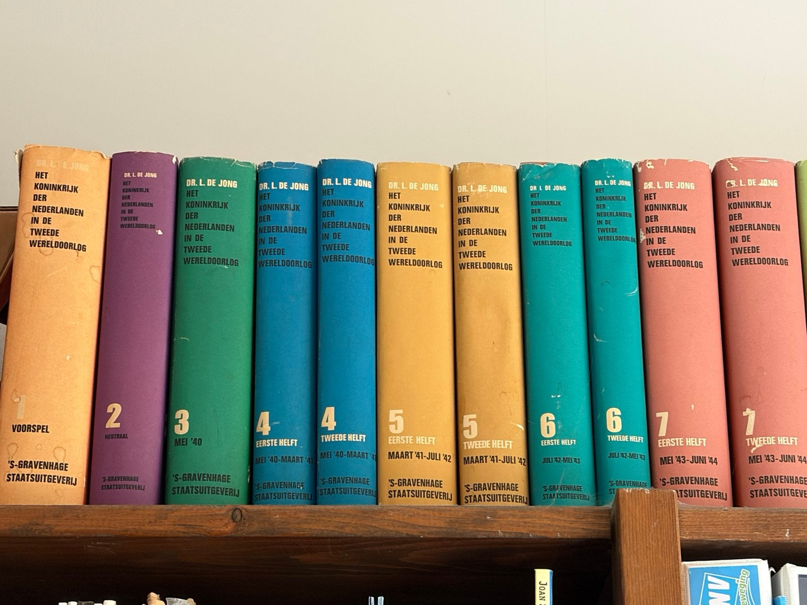 Het koninkrijk der Nederlanden in de Tweede Wereldoorlog, Boeken, Encyclopedieën, Complete serie, Overige onderwerpen, Ophalen