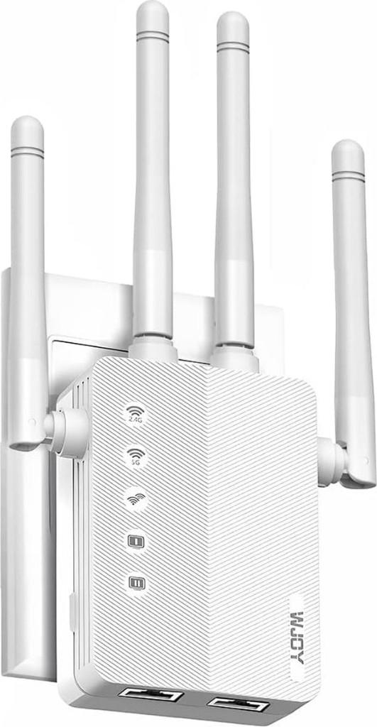WiFi Repeater 1200 Mbps 2.4Ghz en 5.0 Ghz WiFi Booster, Nieuw, Ophalen of Verzenden, Gmail, Wifi