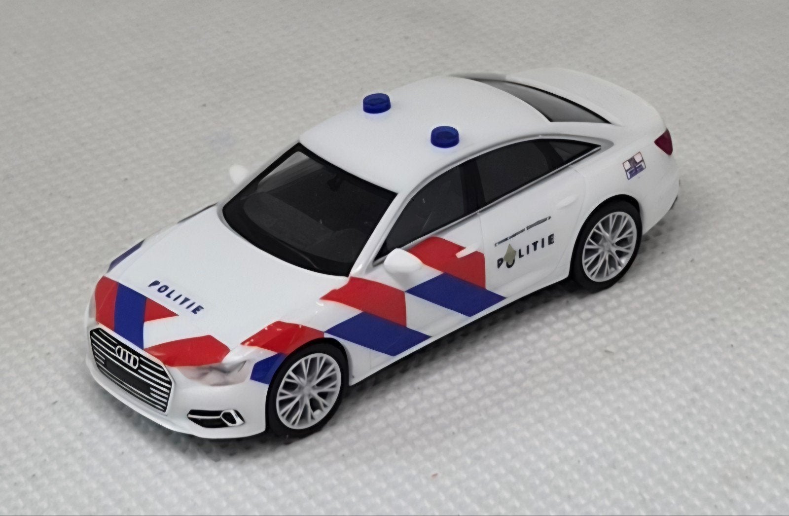 Audi A6 Politie Eigenbouw, Ophalen of Verzenden, Zo goed als nieuw, Auto, Herpa