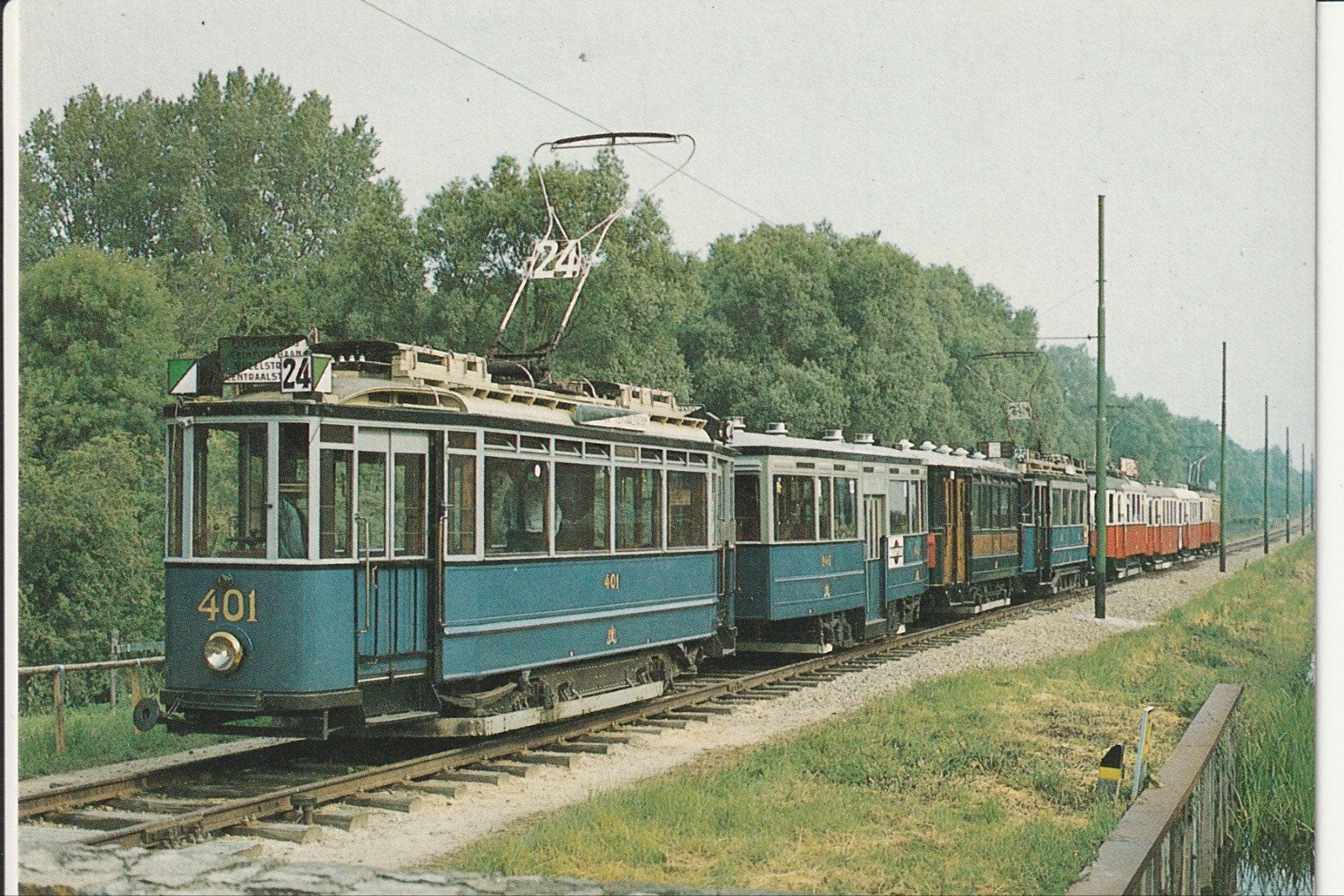 AMSTERDAM EINDPUNT KALFJESLAAN TRAMDRUKTE DOOR GROEPSVERVOER, Ophalen of Verzenden, 1980 tot heden, Ongelopen, Noord-Holland