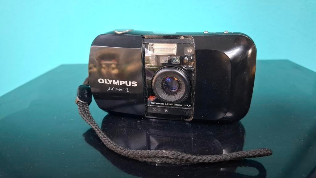 Olympus mju-1 35mm f/3.5 Werkend!, Audio, Tv en Foto, Fotocamera's Analoog, Compact, Olympus, Ophalen of Verzenden