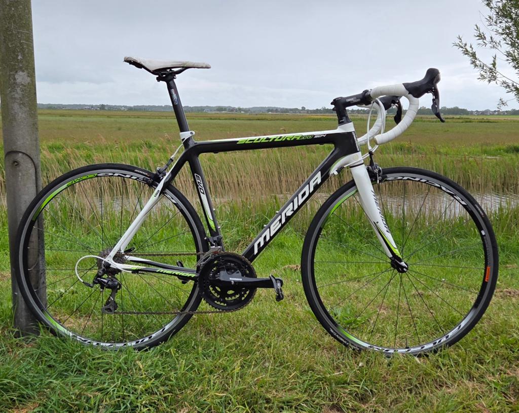 Full carbon Merida Scultura 904 evo, Gebruikt, Carbon, Meer dan 20 versnellingen, 53 tot 57 cm