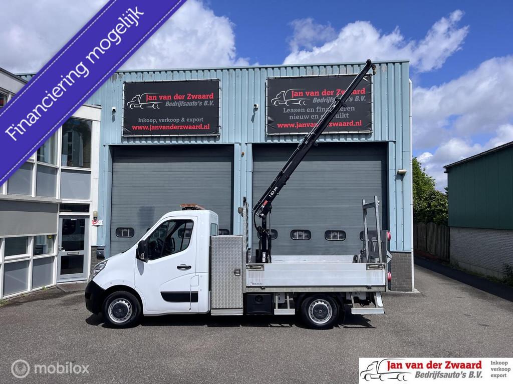 Renault Master T35 2.3 dCi Open laadbak Hydraulische kraan P, Auto's, 145 pk, Gebruikt, Euro 6, 4 cilinders