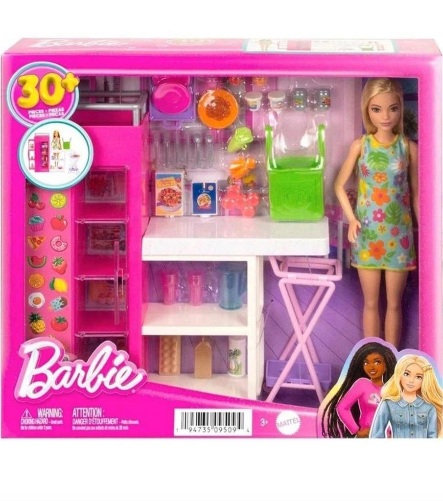 Barbie Dream Pantry Playset (HJV38) - Keuken Speelset, Barbie, Nieuw, Ophalen of Verzenden, Service.nl@mattel.com
