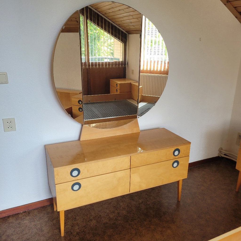 Prachtige complete Vintage slaapkamerset, Ophalen, Zo goed als nieuw, Tweepersoons
