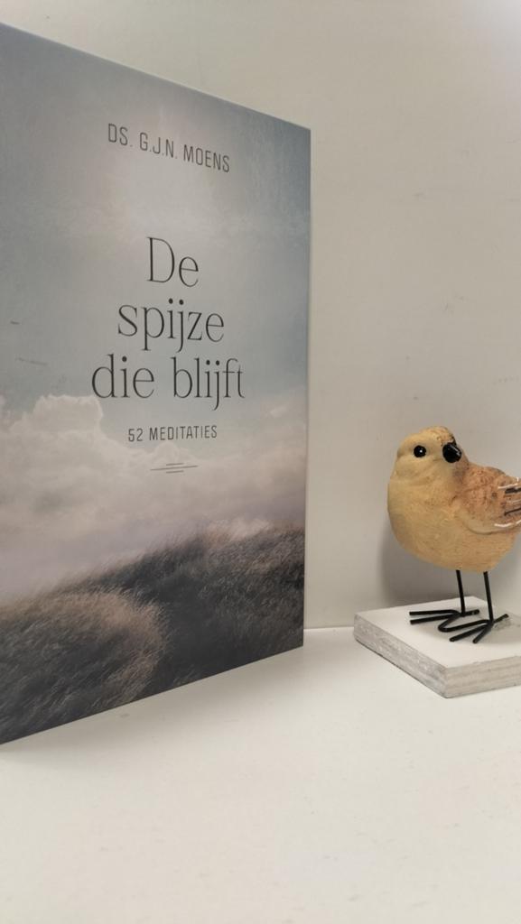 Moens, Ds. G.J.N.; De spijze die blijft, Boeken, Ophalen of Verzenden, Gelezen, Christendom | Protestants