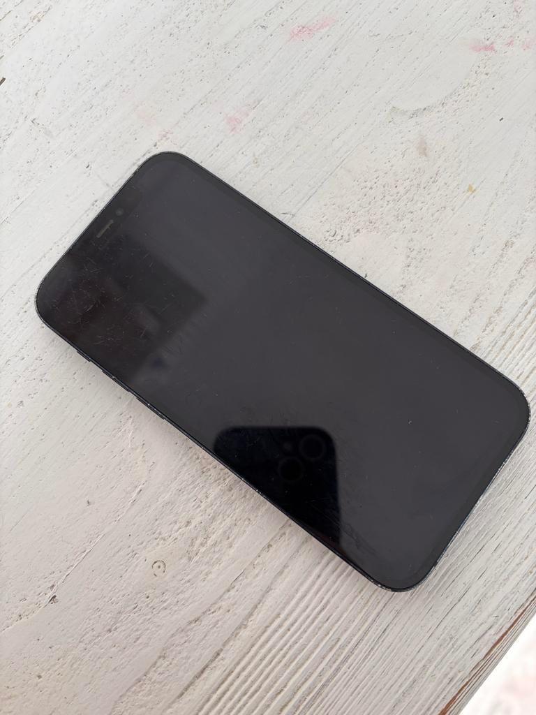 Gebruikte iPhone 12 - Zwart, 128GB, Telecommunicatie, Mobiele telefoons | Apple iPhone, Ophalen, Zwart, IPhone 12, Zonder simlock