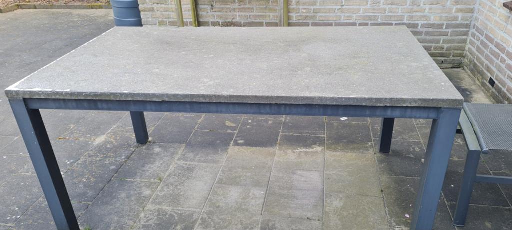 Tuintafel gratis, Ophalen of Verzenden, Gebruikt, Rechthoekig