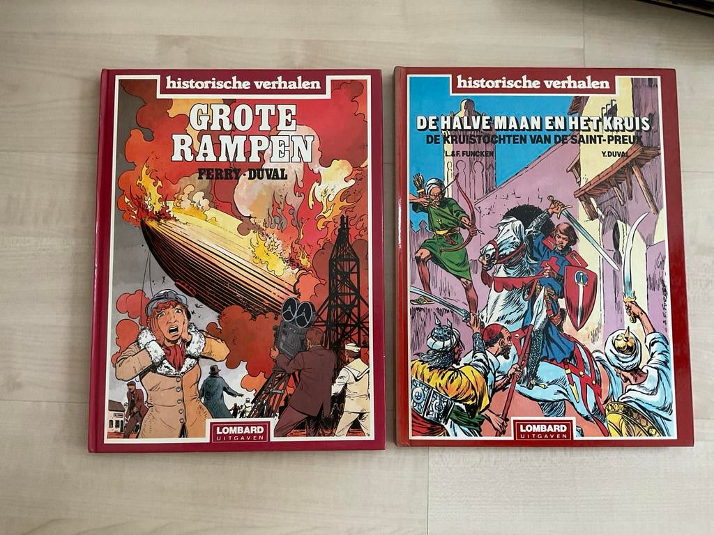 Historische Verhalen: Grote Rampen & De Kruistochten, Boeken, Stripboeken, Meerdere stripboeken, Ophalen of Verzenden, Zo goed als nieuw