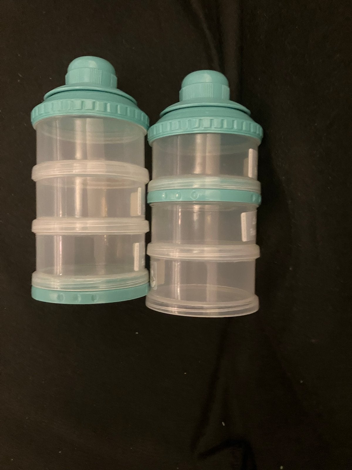 2x Melkpoeder Toren - Handig voor onderweg, Ophalen, Overige merken, Gebruikt, Bewaarbakje