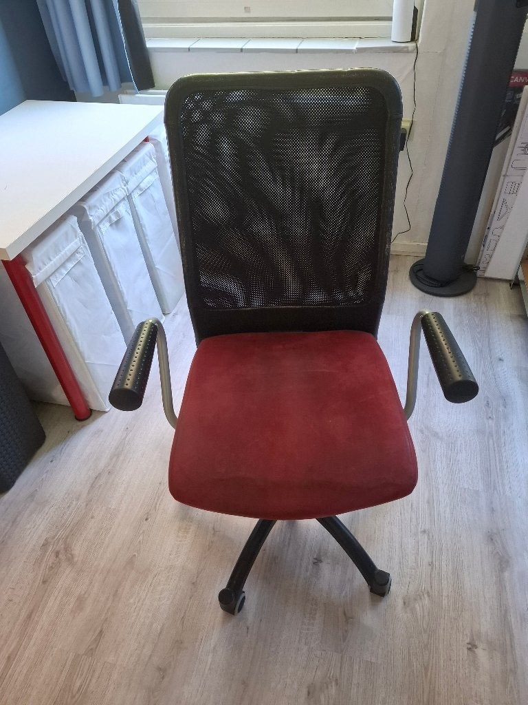 Bureaustoel rood