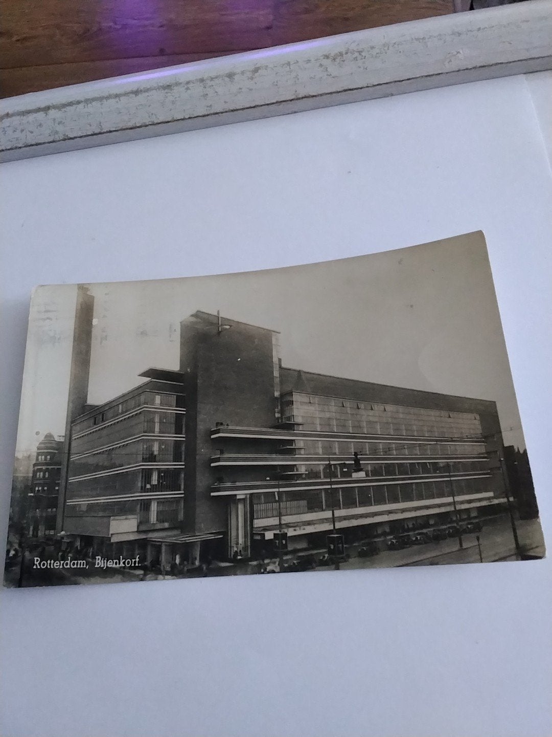 Oude Ansichtkaart Rotterdam, Bijenkorf 1942, Ophalen of Verzenden, Voor 1920, Zuid-Holland