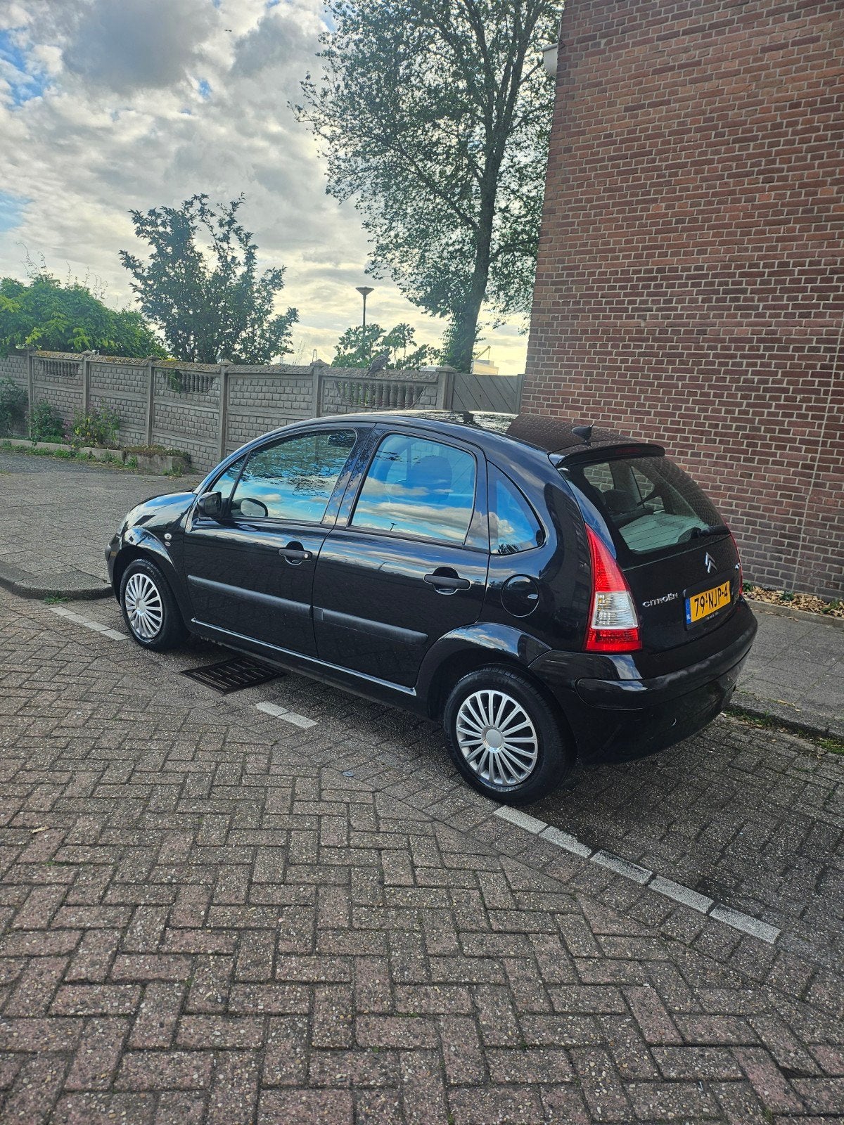 Citroën C3 1.1 I 2008 Zwart, Auto's, Voorwielaandrijving, 40 €/maand, 920 kg, Zwart