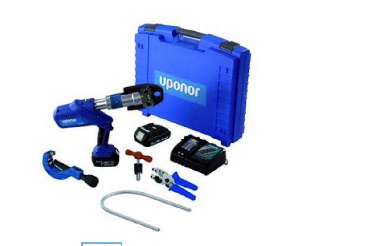 Uponor S-Press accu-persmachine UP110 complete set nieuw, Ophalen of Verzenden, Nieuw