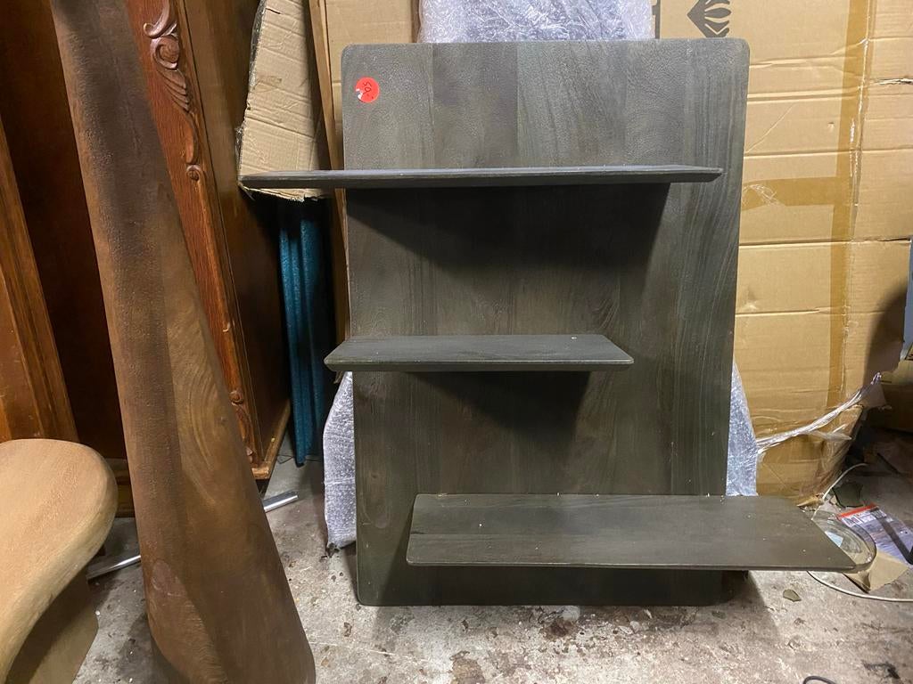 Wandrek donkerbruin massief mangohout 60x90 seco, Ophalen, Zo goed als nieuw
