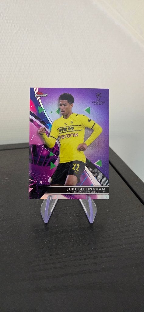 2021 Topps Finest Jude Bellingham dortmund genummerd /299, Verzenden, Nieuw, Buitenlandse clubs, Spelerskaart