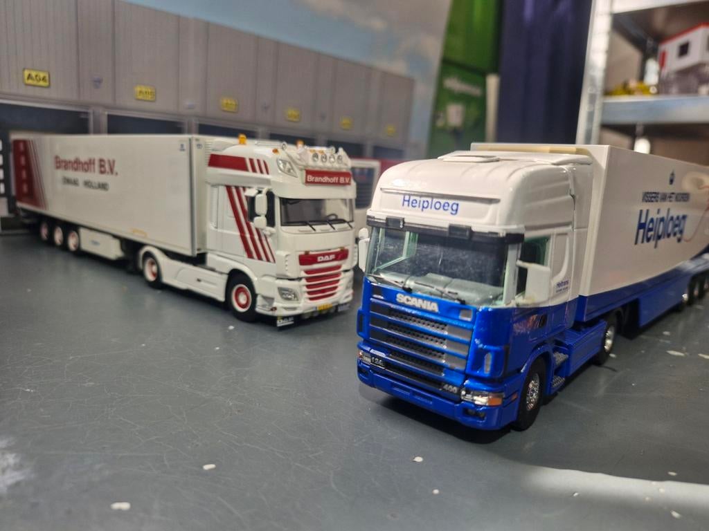 Scania met koeltrailer tekno heiploeg, Ophalen of Verzenden, Zo goed als nieuw, Bus of Vrachtwagen, Tekno