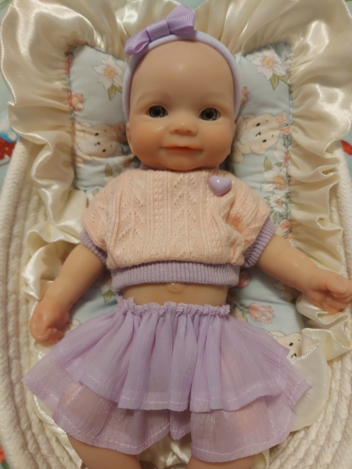 Volledig Siliconen Preemie Reborn Meisje, Ophalen of Verzenden, Nieuw, Babypop