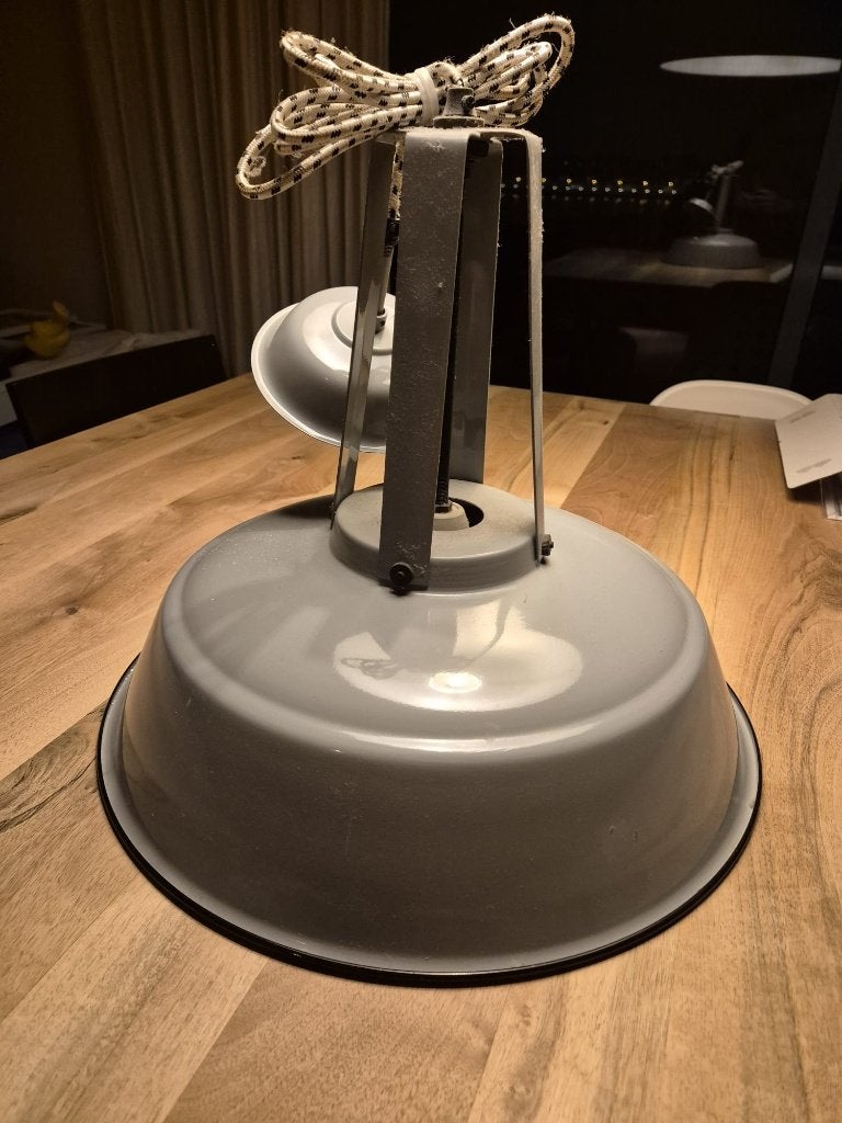 Stoere hanglamp, Ophalen of Verzenden, Zo goed als nieuw, E27 (groot)