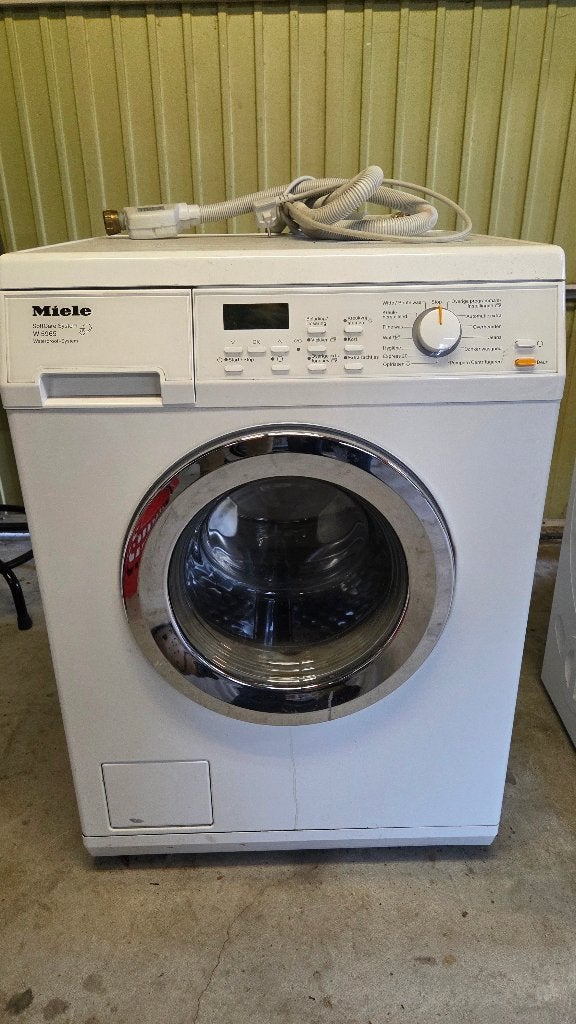 Wasmachine Miele met stoom functie, Witgoed en Apparatuur, Ophalen, Gebruikt, Handwasprogramma, 8 tot 10 kg