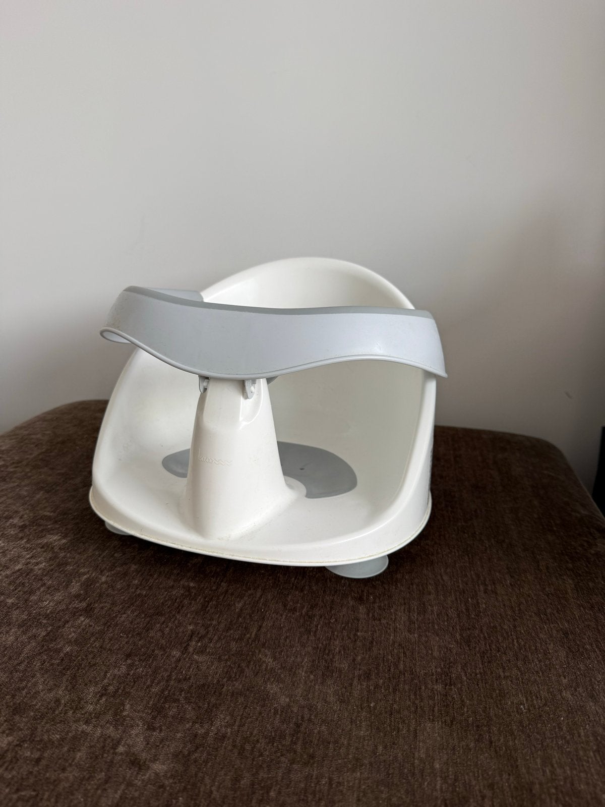 Bebe badring voor baby's grijs- Veilig en comfortabel, Overige merken, Gebruikt, Ophalen of Verzenden, Badzitje of Badring