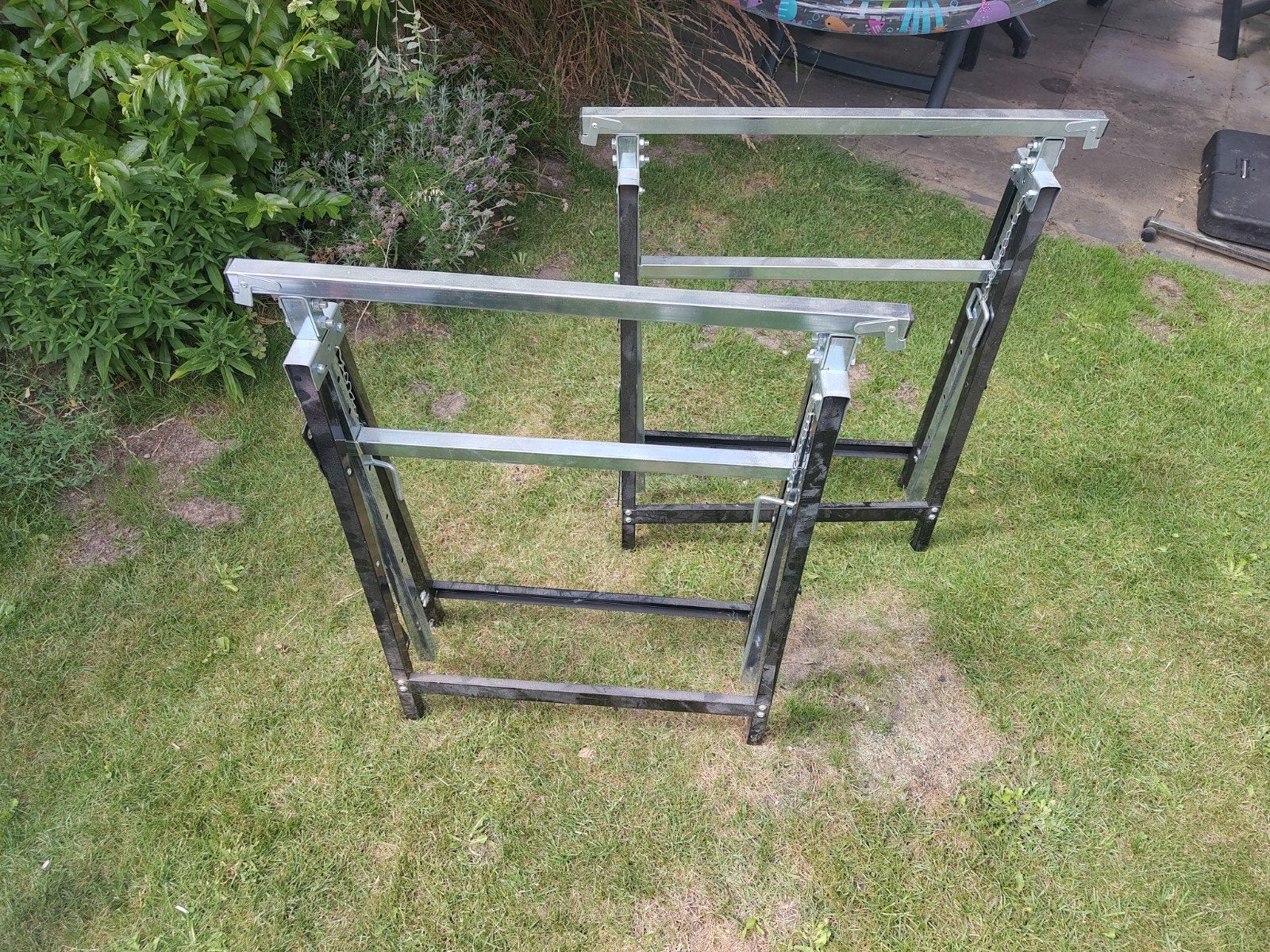 2 stuks schragen, Ophalen, Zo goed als nieuw, Overige typen, Minder dan 2 meter