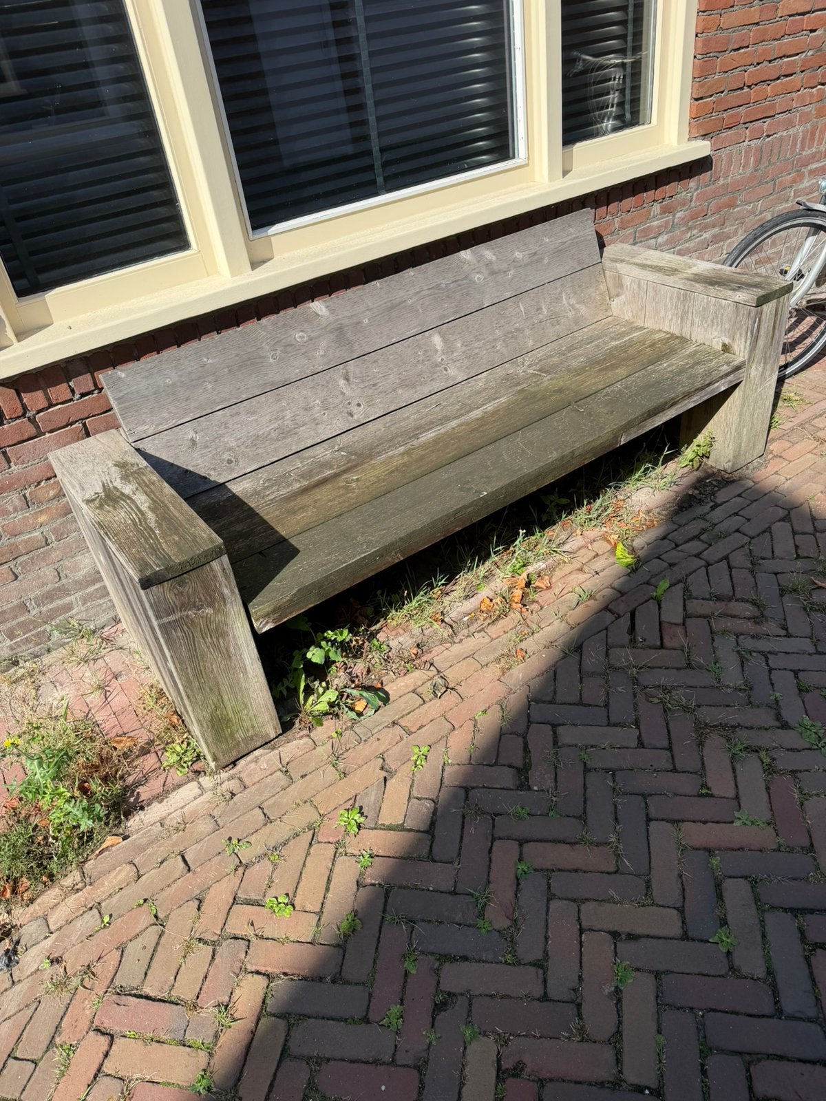 Bankje / Gratis, Tuin en Terras, Ophalen, Gebruikt, 100 cm of meer, 60 cm of meer