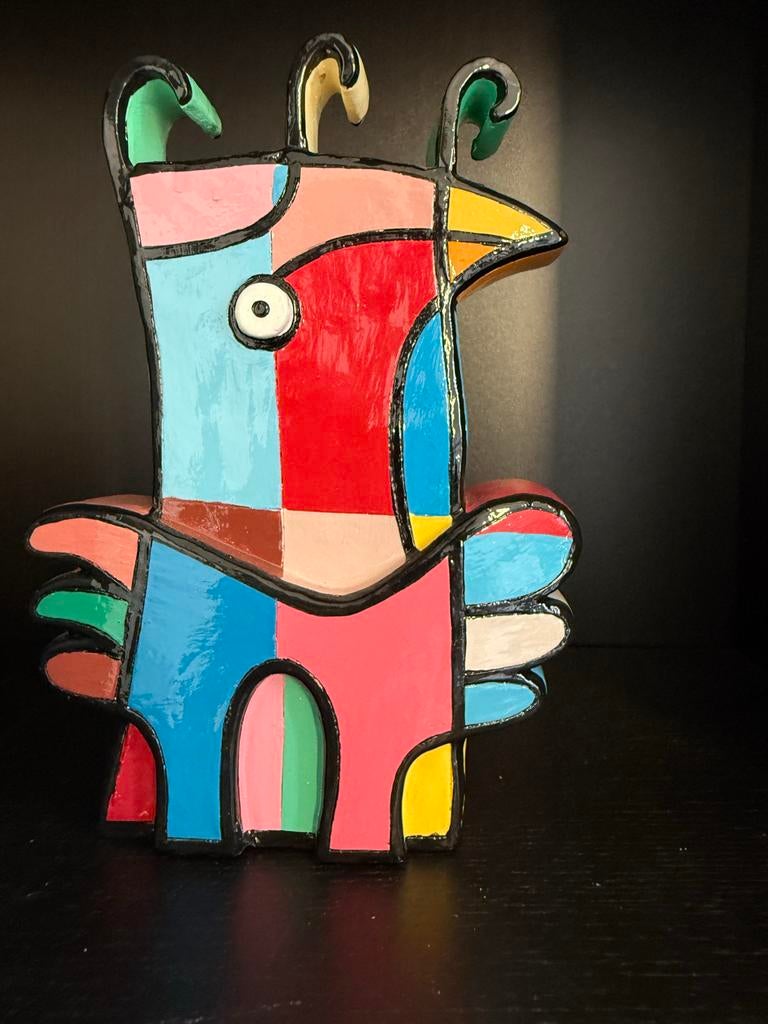 Jacqueline Schäfer 'Vreemde Vogel' Gelimiteerd 103/200, Ophalen of Verzenden