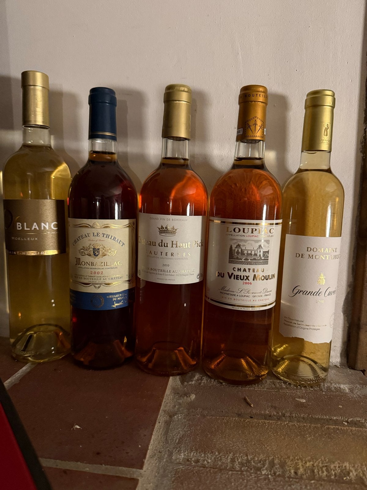 Set dessertwijnen inclusief vintage flessen, Verzamelen, Wijnen, Ophalen of Verzenden, Nieuw, Frankrijk, Witte wijn