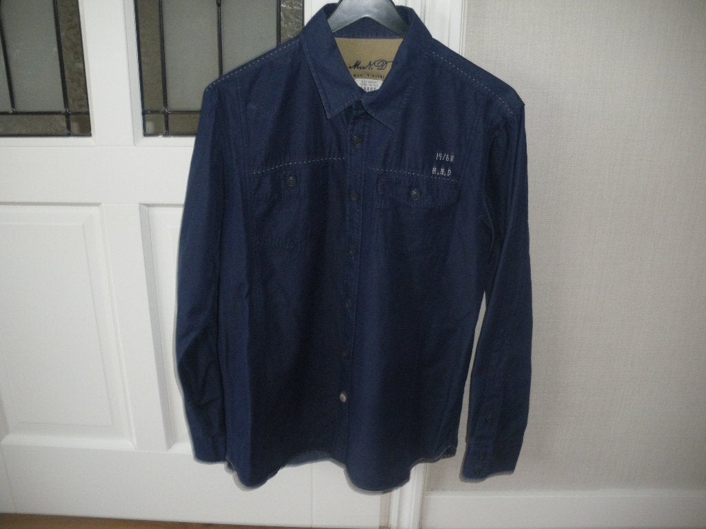 zgan leuk blauw voorjaars overhemd merk maxndjune large, Kleding | Heren, Overhemden, Ophalen of Verzenden, Zo goed als nieuw