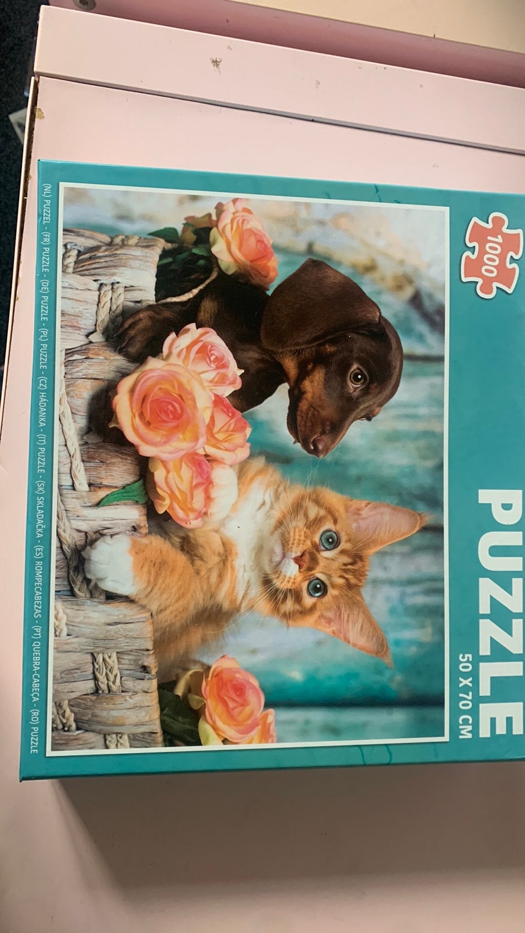 Puzzel hond kat, Ophalen, 500 t/m 1500 stukjes, Zo goed als nieuw