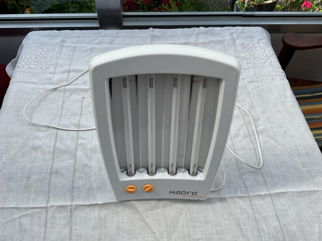 Hapro Summer Glow Gezichtsbruiner - Zo goed als nieuw, Ophalen of Verzenden, Zo goed als nieuw, Gezichtsbruiner, Minder dan 10 lampen