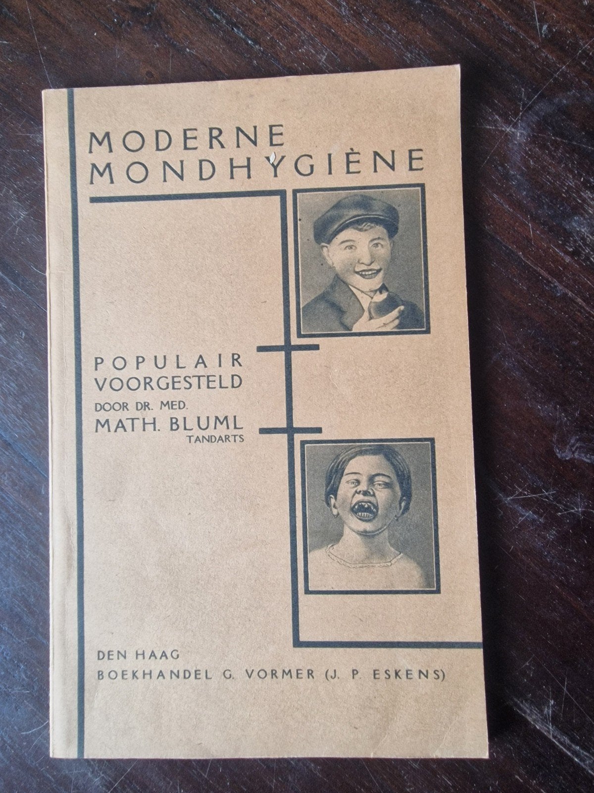 Moderne Mondhygiëne - Dr. Math. Bluml (1920s), Ophalen of Verzenden, Gelezen, Gezondheid en Conditie, Dr. Med. Math. Bluml