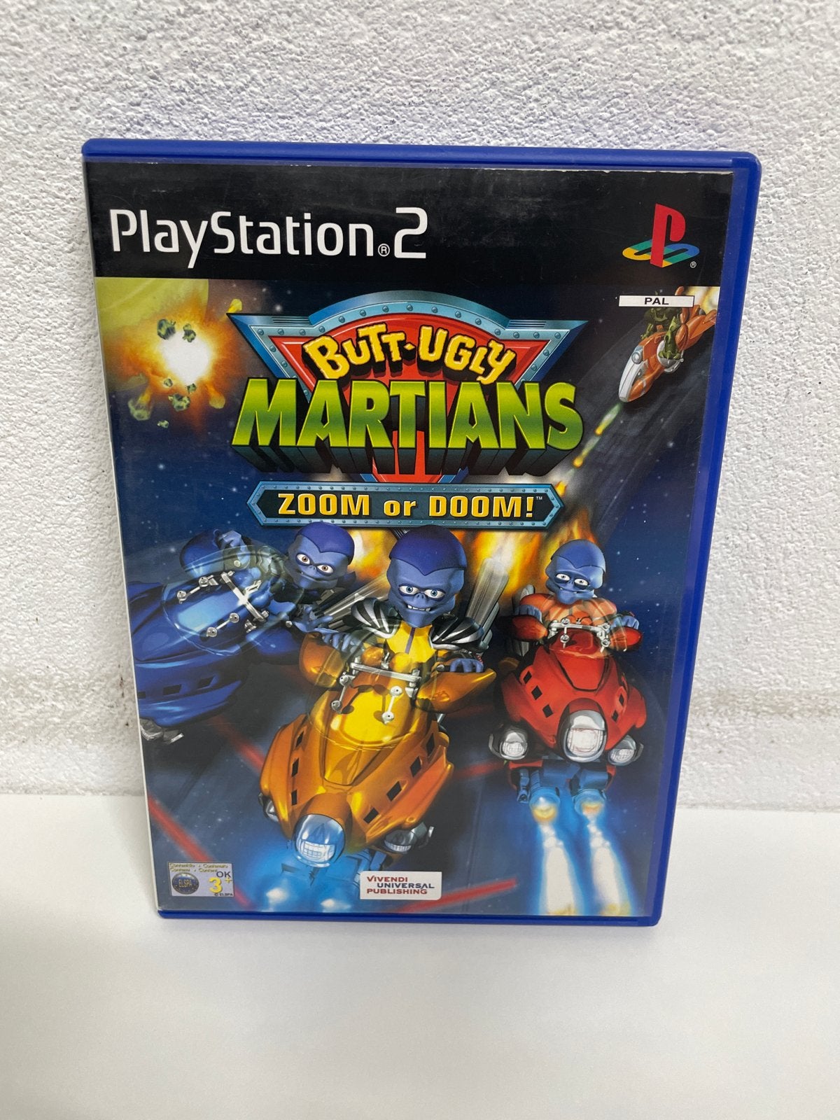 Butt-Ugly Martians: Zoom or Doom! PS2, Gebruikt, 1 speler, Racen en Vliegen, Ophalen of Verzenden