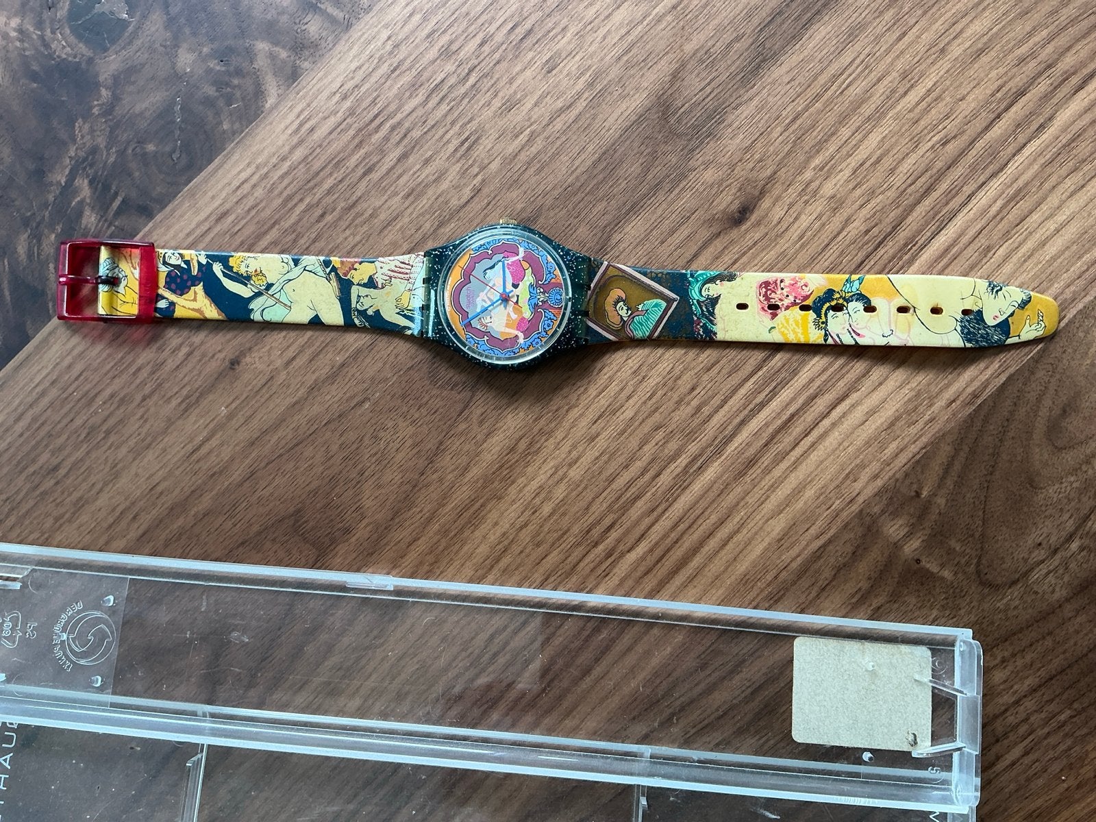 Swatch Gent "Sex-Teaze" / Kama Sutra GN136 uit 1993, Kunststof, Gebruikt, Polshorloge, Swatch