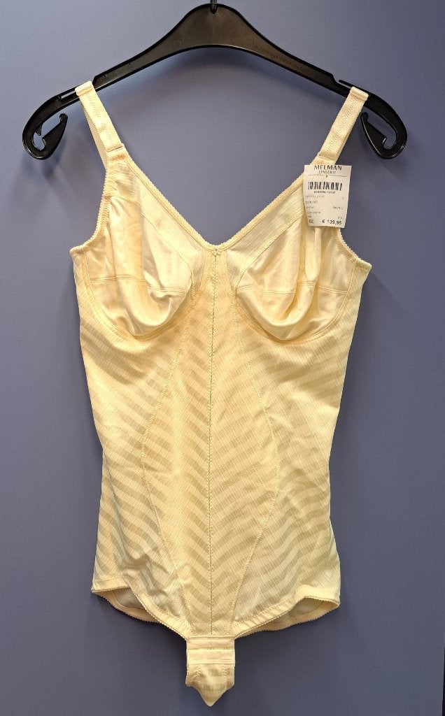 Melman Lingerie nieuwe shaping body in champagne 85C 50215, ., Beige, Body of Korset, Melman