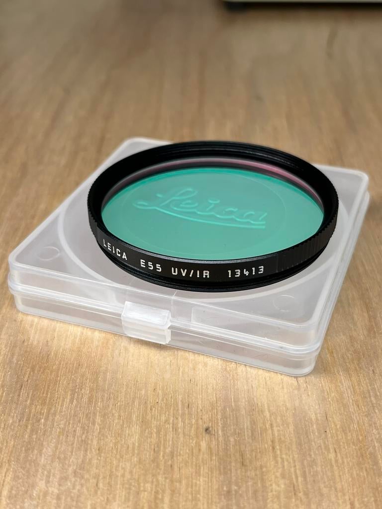 Leica E55 UV/IR filter 13413, Overige merken, UV-filter, Ophalen of Verzenden, Zo goed als nieuw